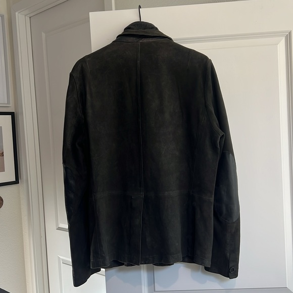 All Saints Suede/Leather/Tweed Jacket/Blazer look-XL - Picture 2 of 15